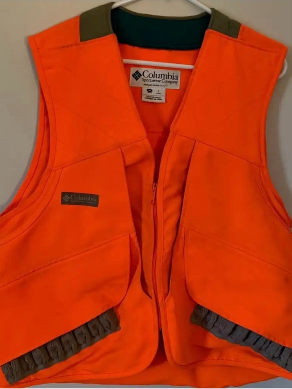 Men’s Columbia Orange Utility Vest